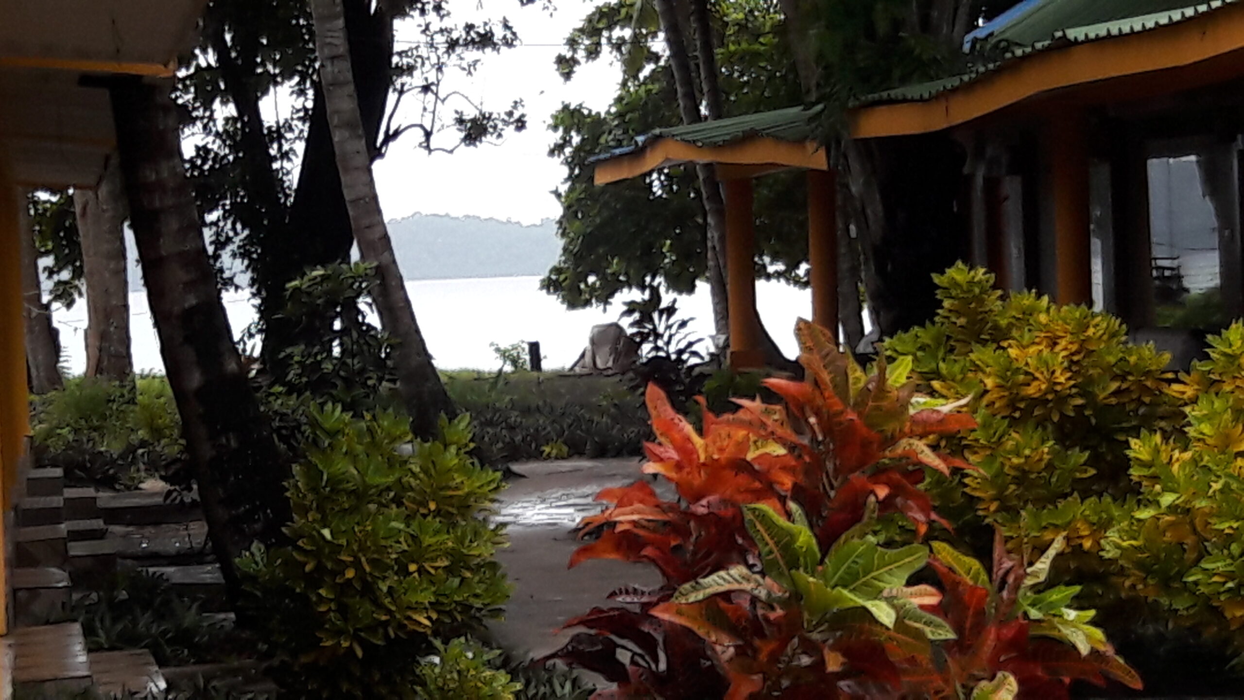 Beachfront tropical haven paradise hotel with luxury oasis, panoramic view at Havelock