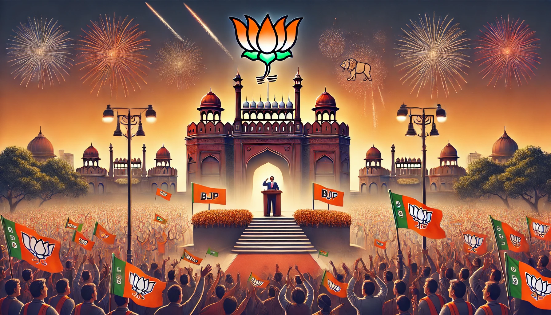 Looking Ahead: Who Will Wear the Crown of Delhi?Big victory of BJP and ready to start a new chapter in governance.