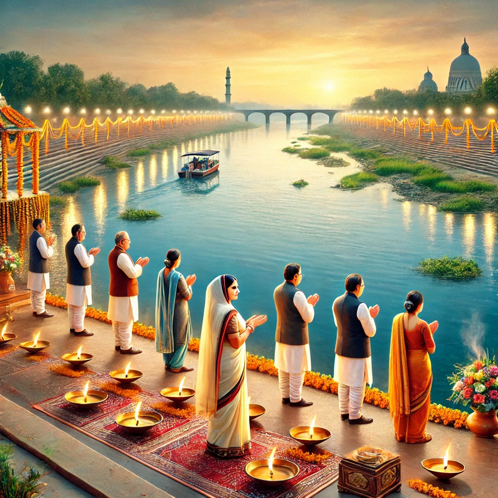 Namami Yamuna: A Vision for a Clean and Sacred River | Yamuna Aarti by Delhi CM