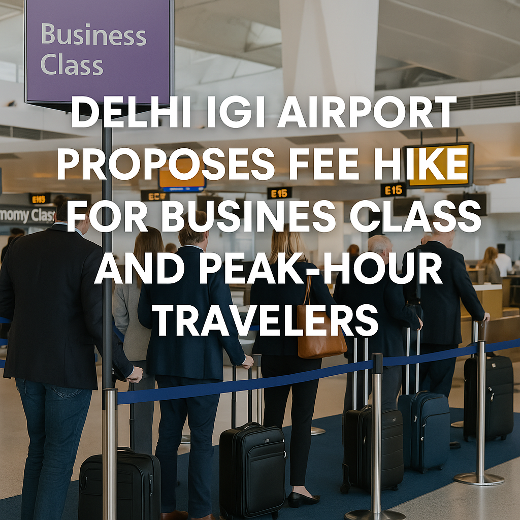 Delhi Airport Fee Hike for Business Class: Everything You Need to Know