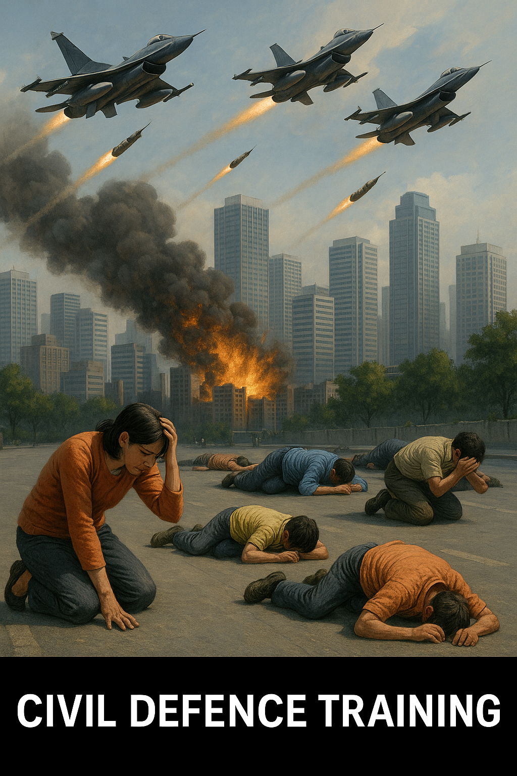Mock Drills for War time Emergencies: Saving Lives During Air Attacks and Military Strikes