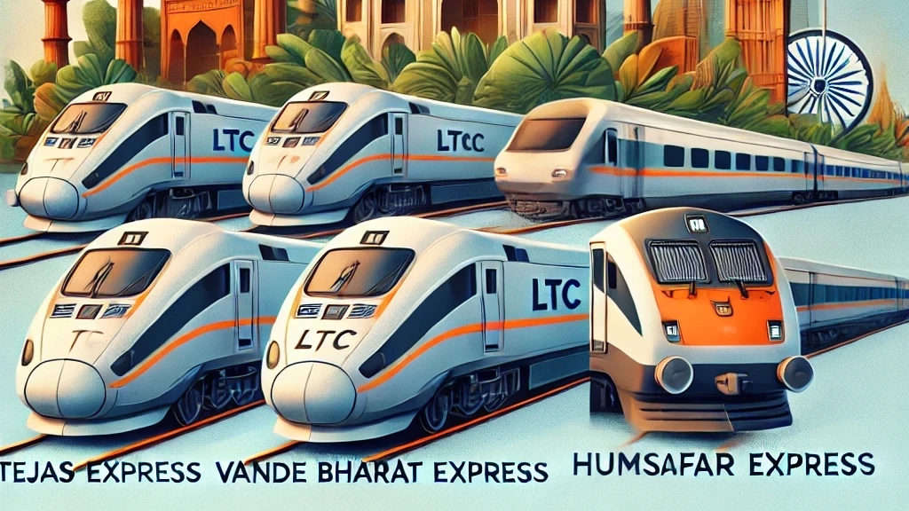 The Indian government has recently expanded the Leave Travel Concession (LTC) scheme to include premium trains such as Tejas Express, Vande Bharat Express, and Humsafar Express.