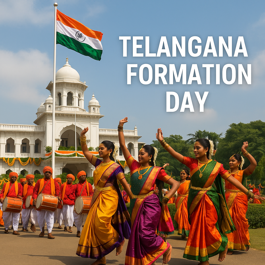 Telangana Formation Day: A Historic Journey of Struggle, Identity, and Statehood
