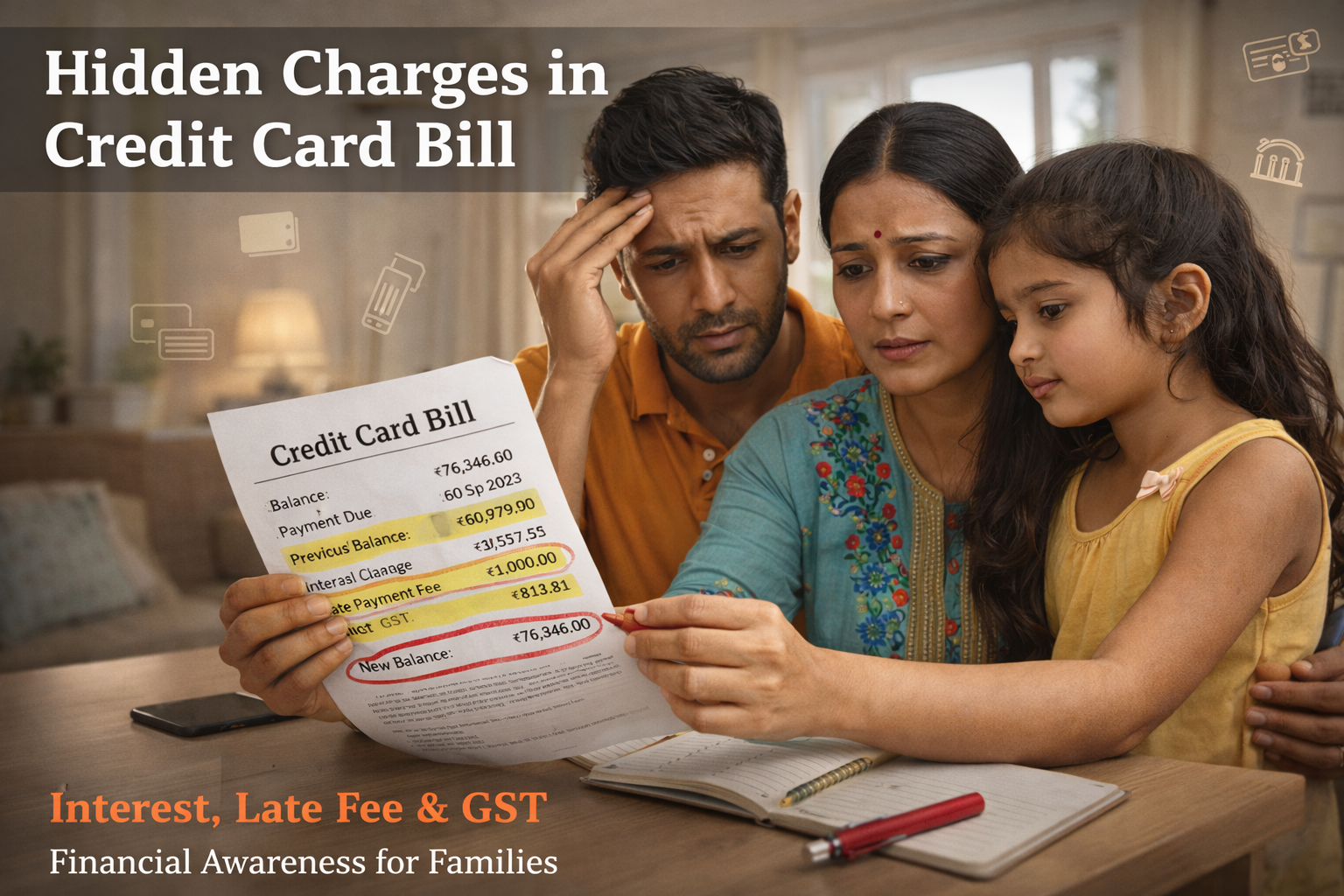 Credit Card Hidden Charges 2026: Middle-Class Money Trap Explained