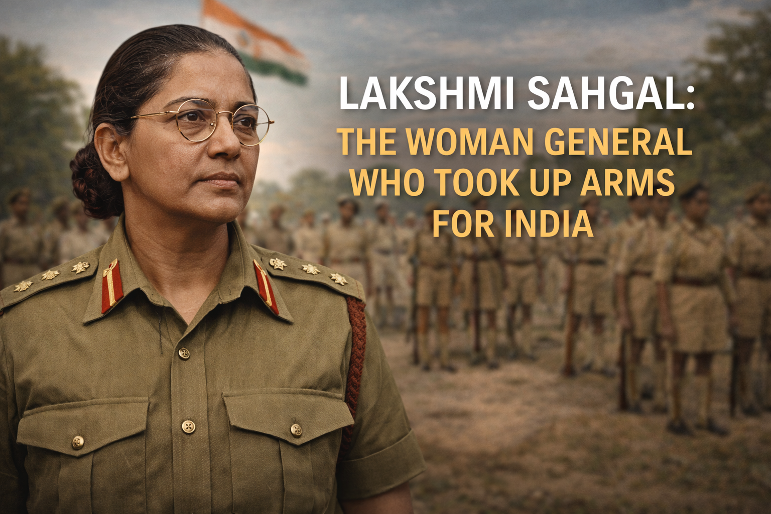 Lakshmi Sahgal: The Woman General Who Took Up Arms for India